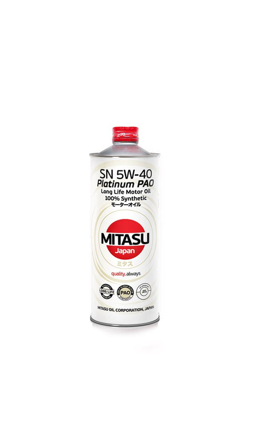 MITASU JAPAN - PLATINUM PAO SN 5W-40 Fully Synthetic Engine Oil
