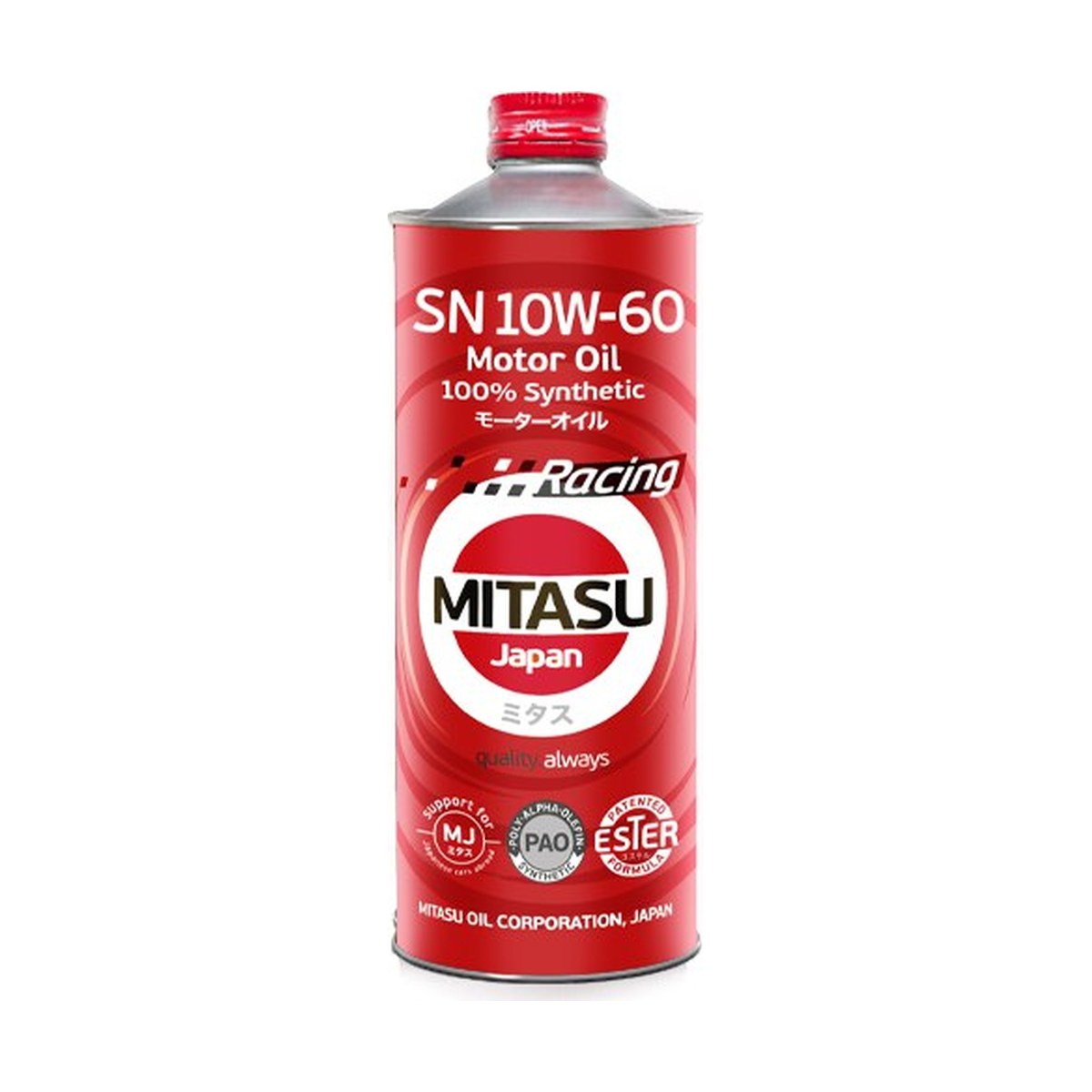 MITASU RACING Motor Oil SN 10W-60 100% Synthetic