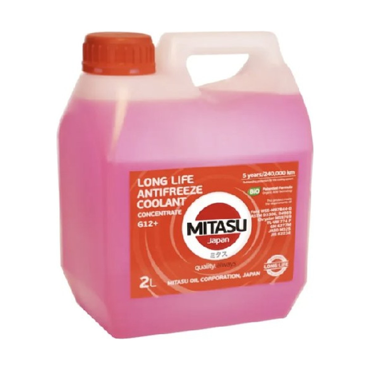 MITASU Red Long Life Antifreeze/Coolant Concentrate