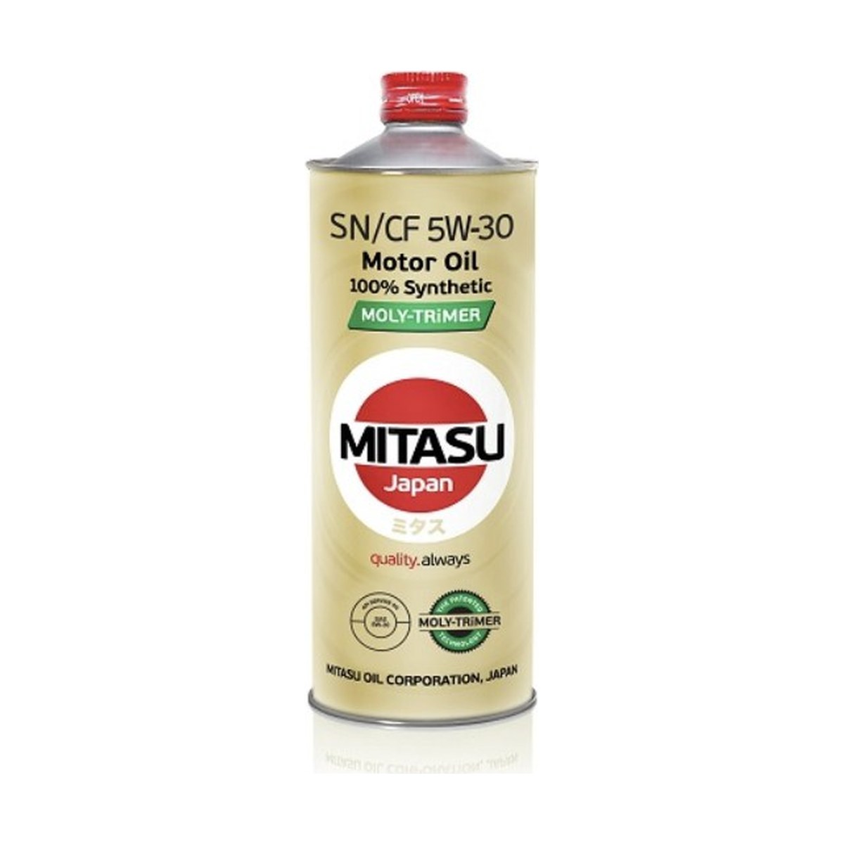MITASU MOLY-TRiMER SN/CF 5W-30 100% Synthetic Engine Oil