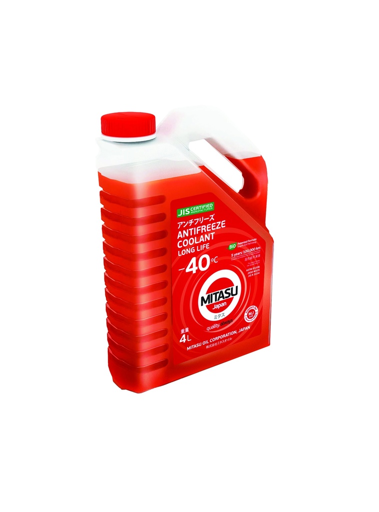 RED LONG LIFE ANTIFREEZE/COOLANT - 40ºC