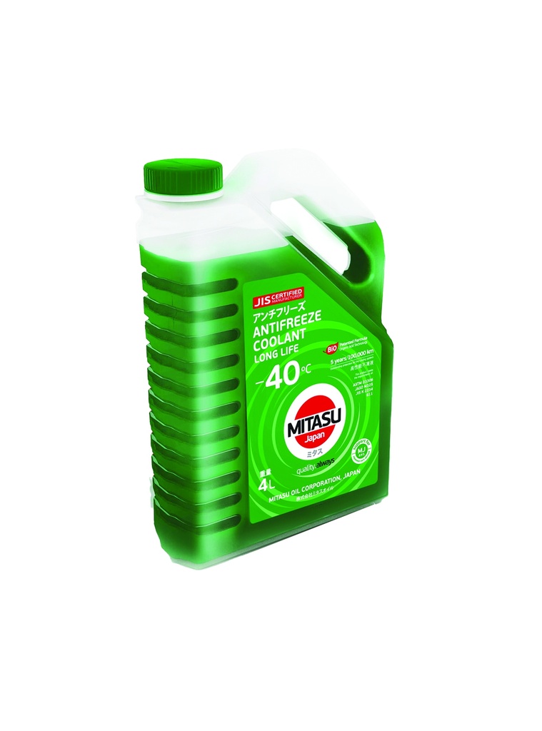 GREEN LONG LIFE ANTIFREEZE/COOLANT - 40ºC