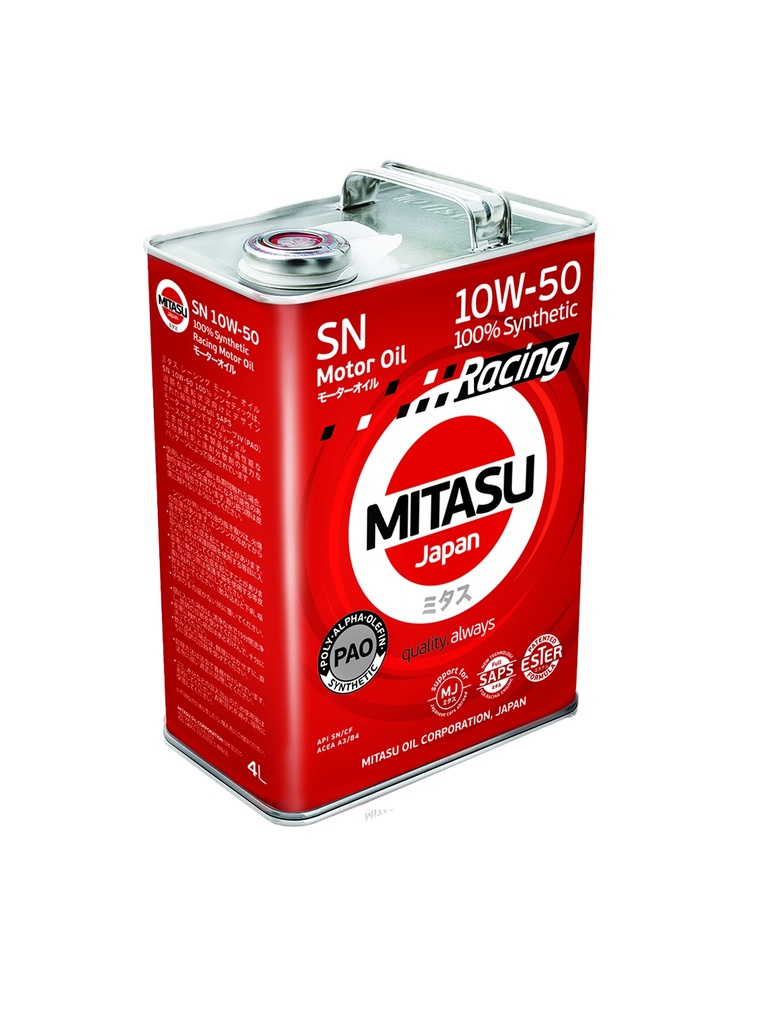 [MJ-115-4] RACING OIL SN 10W-50 100% Synthetic